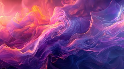 Pink and purple smoke blending smoothly into the abstract background