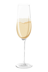Champagne glass png alcohol beverage illustration, transparent background