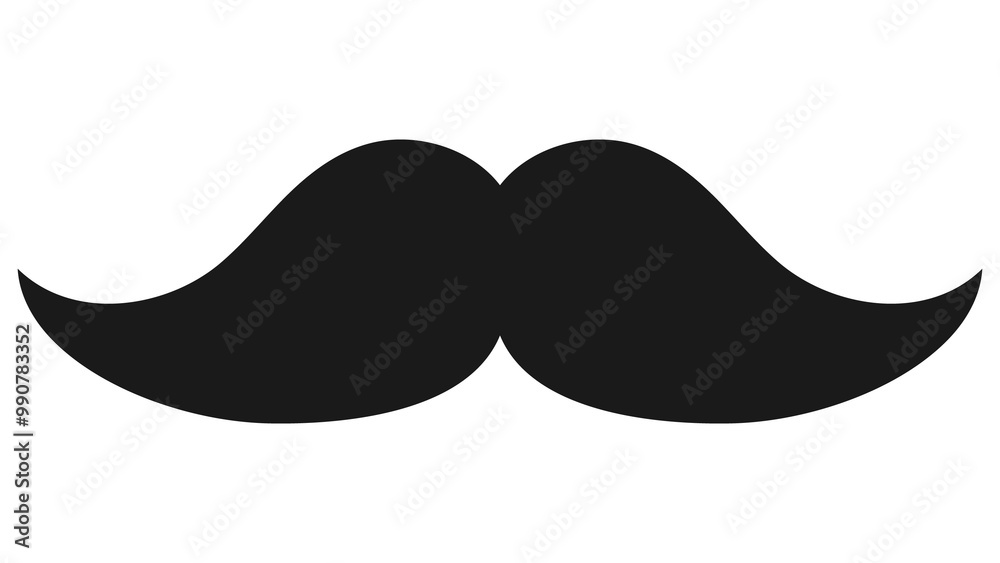 Canvas Prints english mustache design element transparent png