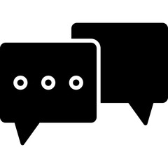 Naklejka premium Chating Icon