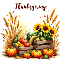 autumn harvest background