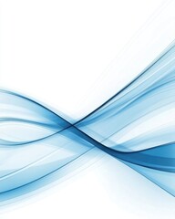 Abstract blue wave design representing fluidity and motion.