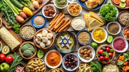 Kosher symbols on food labels signify adherence to dietary guidelines and certification standards, providing assurance for consumers seeking compliant, traditionally prepared products.