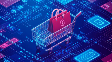 AI-Enhanced Cybersecurity Protecting Global E-Commerce Platforms, Safeguarding Digital Transactions and Consumer Data with Advanced Technology, Real-Time Threat Detection, and Secure Online Environmen