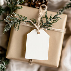 christmas, gift, box, holiday, xmas, present, season, christmas present, christmas gift, gift, present, tag, gift tag, present tag, tag mockup