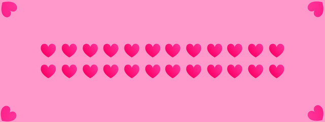 pink background with hearts