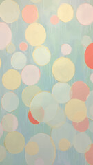 Abstract pastel circles pattern