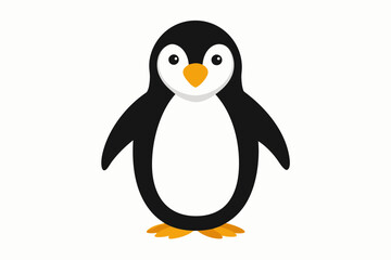Penguin Bird  vector art and illustration