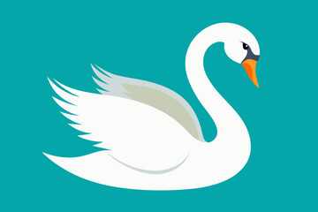Swan Vector art and illustration