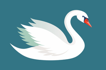 Swan Vector art and illustration