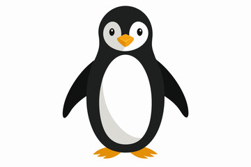 Penguin Bird  vector art and illustration