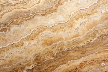 Naklejka premium Travertine surface with brown and beige tones in aerial view