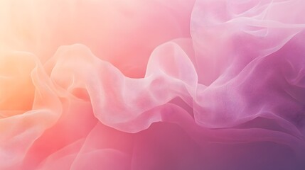 Obraz premium Serene Pink Aura Radiating Outward with Soft Gradients and Calming Atmosphere This digital creates a gentle tranquil and warm ambiance evoking feelings of harmony and relaxation