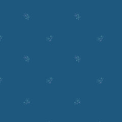 Delicate Dotted Floral on Deep Blue seamless floral 