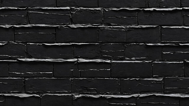 black brick wal