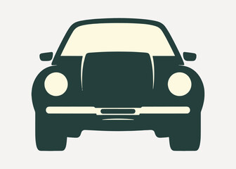 Classic vintage car illustration