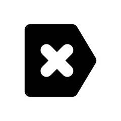 Obraz premium delete icon, modern vector isolated on white background