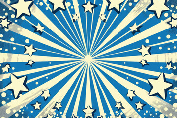 Dynamic retro starburst design