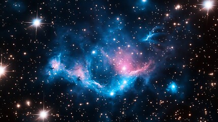 Obraz premium Space Galaxy Night Sky With Cosmic Clouds ,Universe science astronomy. Illustration Background