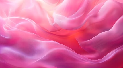 Obraz premium Beautifully crafted abstract art piece featuring a vibrant pink hue and a soft dimensional that creates a modern elegant and calming atmosphere for contemporary interior design and decor