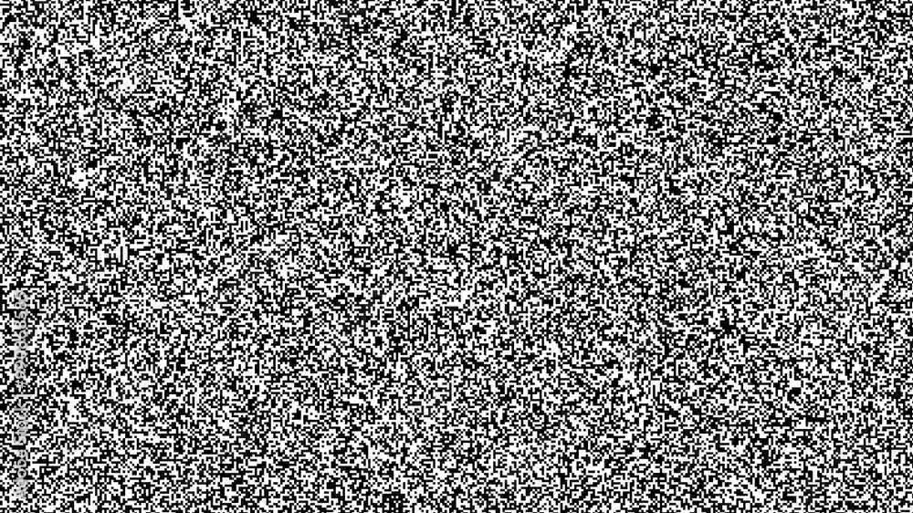 Poster tv noise grain on screen at no antenna signal. digital noise. close up of a black and white noise wi