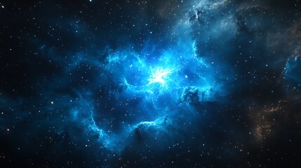 Naklejka premium Space Galaxy Night Sky With Cosmic Clouds ,Universe science astronomy. Illustration Background