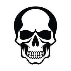 Fototapeta premium Skull silhouette vector