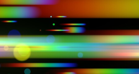 Abstract Blurred Lights and Colors