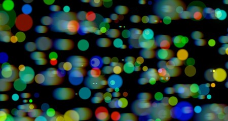 Abstract Colorful Bokeh Background