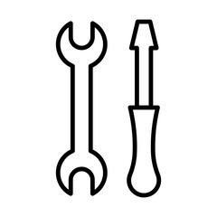 Electrical Tools line icon
