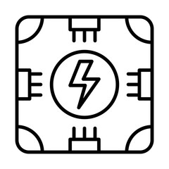 Electrical Junction Box line icon