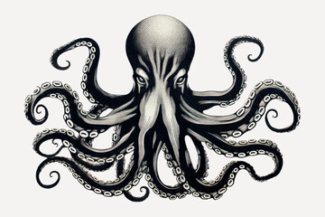 Intricate octopus tattoo design © Rawpixel.com