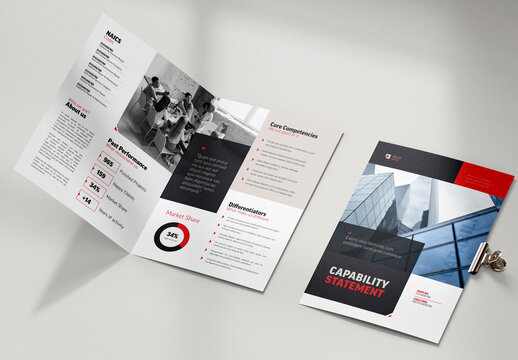 Capability Statement Business Brochure Template 