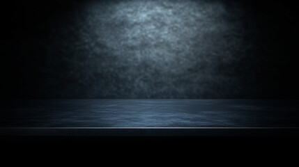 Concrete shelf tabletop or cement floor, slate texture used as a studio dark scene background wall to display your products. Halloween background