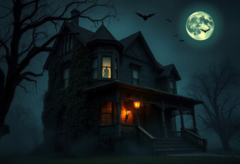 Fototapeta premium Haunted House Mystery