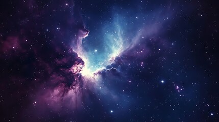 Fototapeta premium Stunning Collection of Cosmic Nebulas and Star-Filled Galaxy Backgrounds – Beautiful Night Sky and Deep Space Wonders in Vivid Colors for Creative Projects