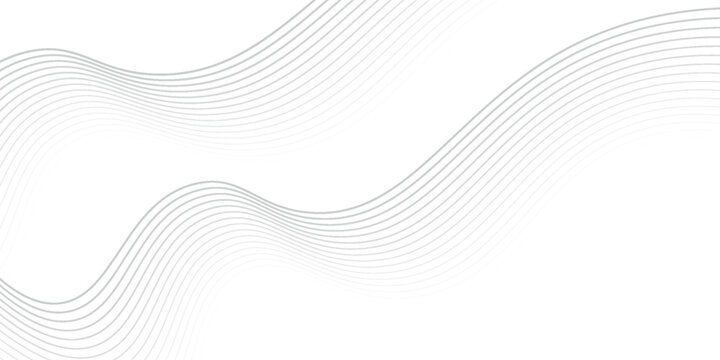 Thin wavy line abstract background. Wavy line horizontal divider outline minimalist background