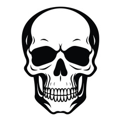 Skull silhouette vector