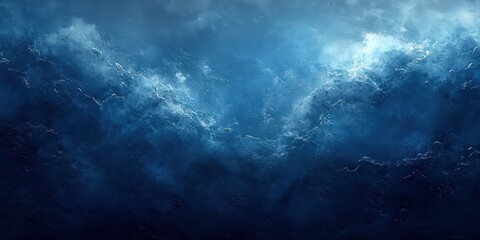 Abstract Dark Blue Grunge Background Texture