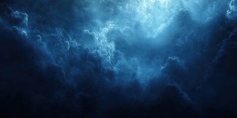 Dark Blue Abstract Grunge Background Texture