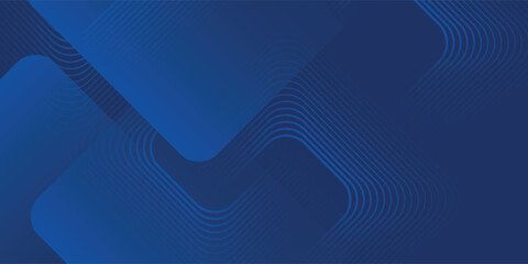 Abstract blue background. Modern simple blue geometric design. Minimal shapes.