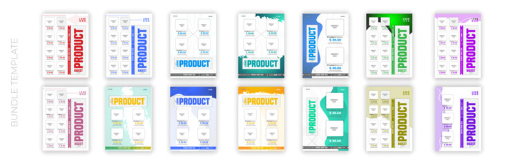 Product flyer deluxe quality social media content for black friday deal electrical device Bundle template