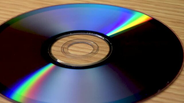 cd disks are lying on the surface