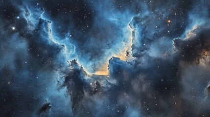 Fototapeta premium Stunning Collection of Cosmic Nebulas and Star-Filled Galaxy Backgrounds – Beautiful Night Sky and Deep Space Wonders in Vivid Colors for Creative Projects