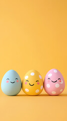 Joyful design of Easter eggs