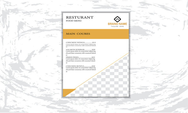 Corporate business flyer template design set with yellow and black color. 