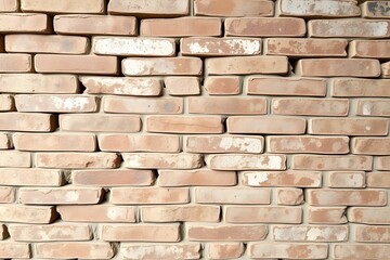 Obraz premium Detailed image of a classic brick wall, highlighting its unique character and imperfections.