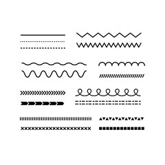 線やラインのセット