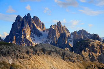 Sextner Dolomiten oder Sextener Dolomiten, Gebirgsgruppe, Provinz Belluno, Italien, Europa, 