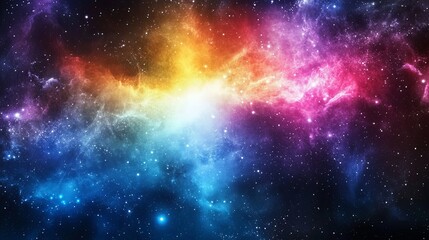 Obraz premium Stunning Celestial Supernova Eruption, Radiant Light Bursts and Shockwaves Expanding in the Cosmos, Space Phenomenon